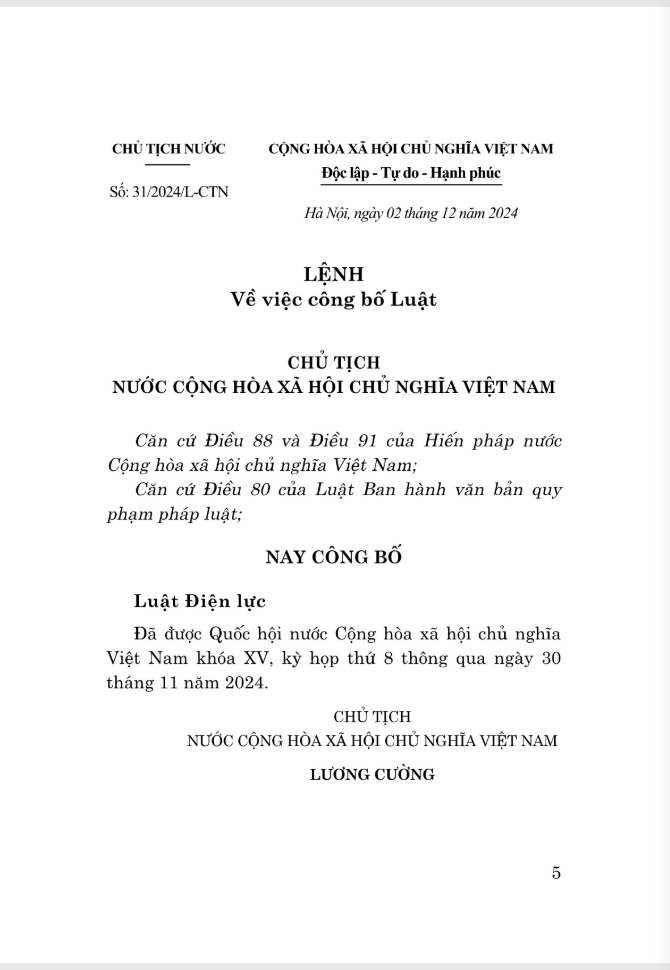 Luat Dien Luc Nam 2024