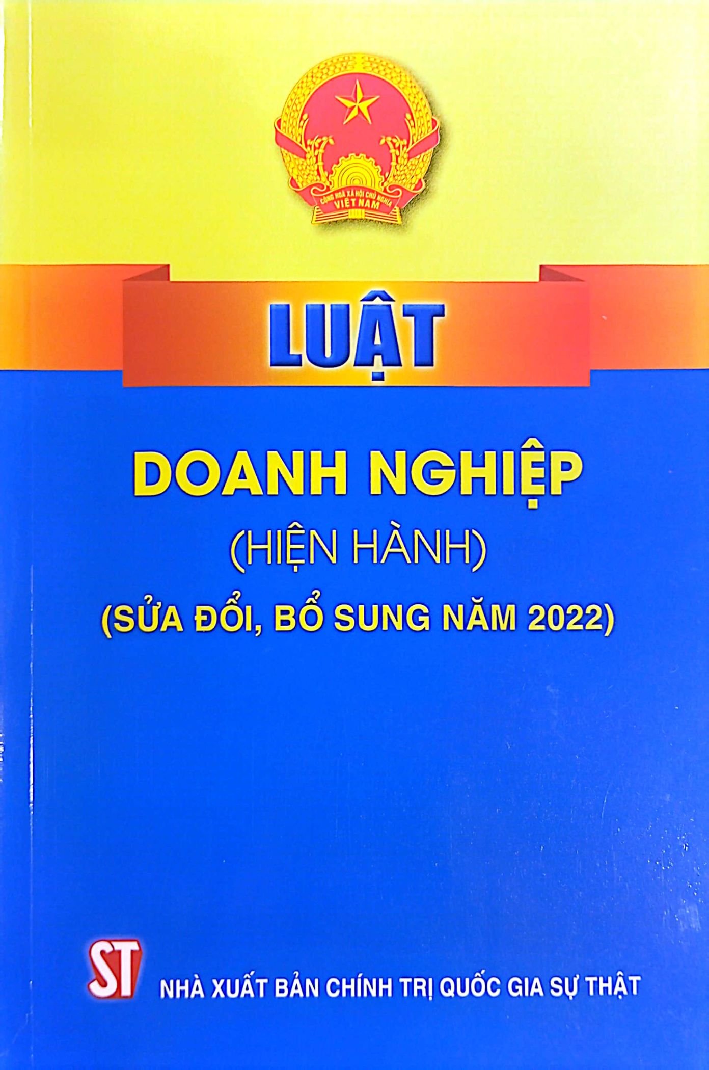 luật doanh nghiệp (hiện hành) (sửa đổi, bổ sung năm 2022)