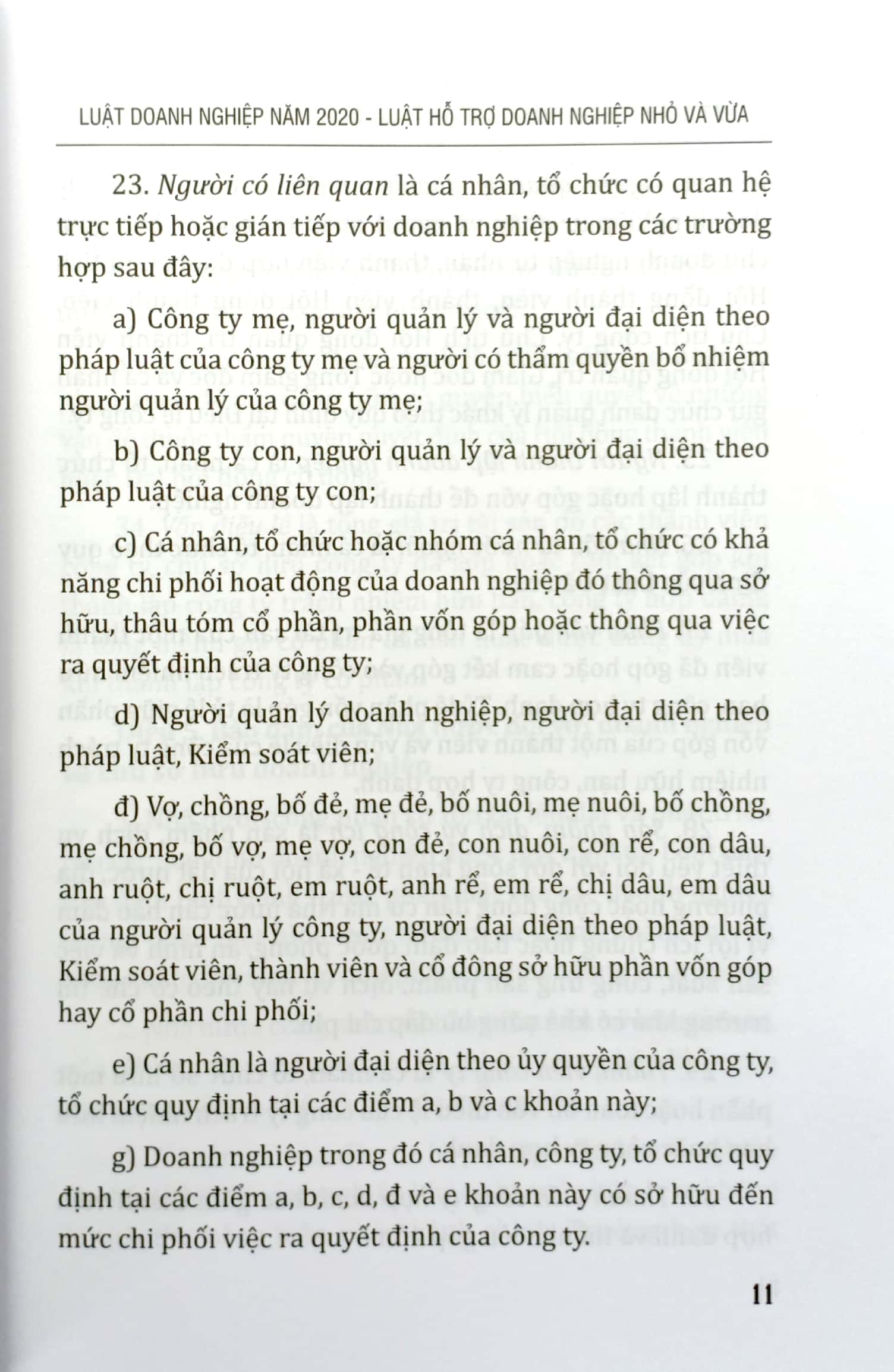 luật doanh nghiệp năm 2020 - luật hỗ trợ doanh nghiệp nhỏ và vừa của nước cộng hòa xã hội chủ nghĩa việt nam