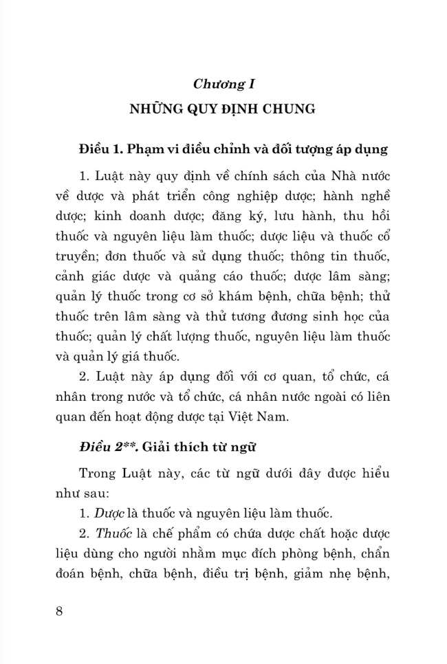 Luat Duoc Nam 2016 (Sua Doi, Bo Sung Nam 2018, 2024)