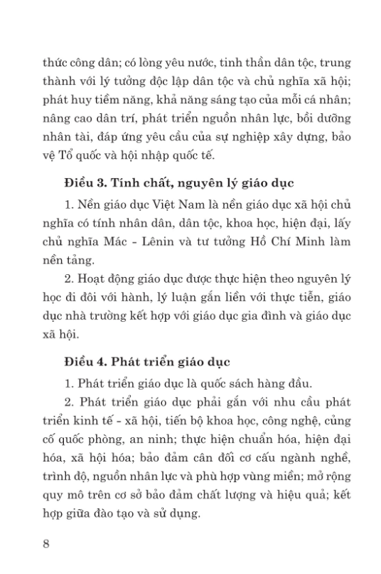 luật giáo dục năm 2019