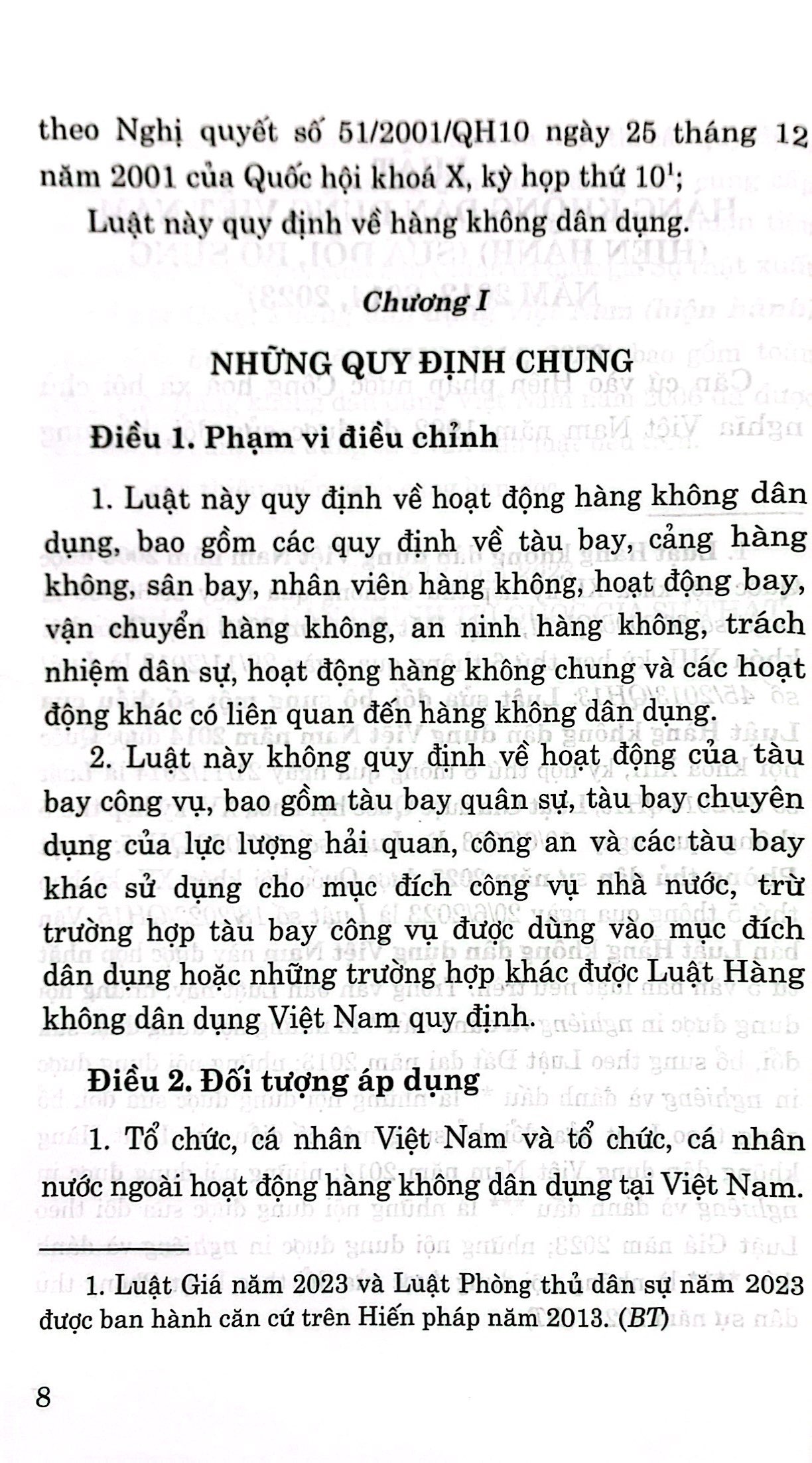luật hàng không dân dụng việt nam (hiện hành) (sửa đổi, bổ sung năm 2013,2014, 2023)