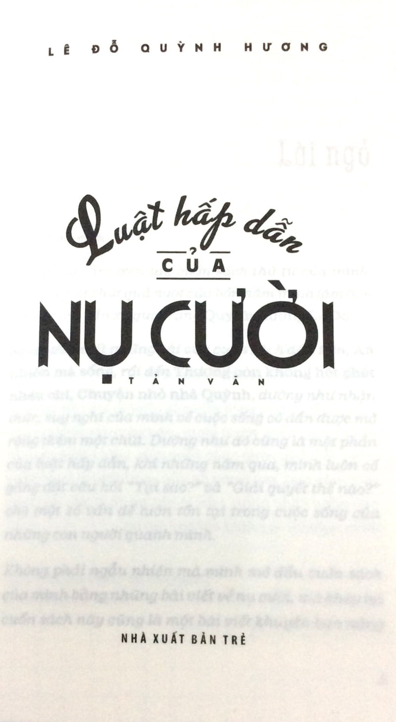 Luật Hấp Dẫn Của Nụ Cười