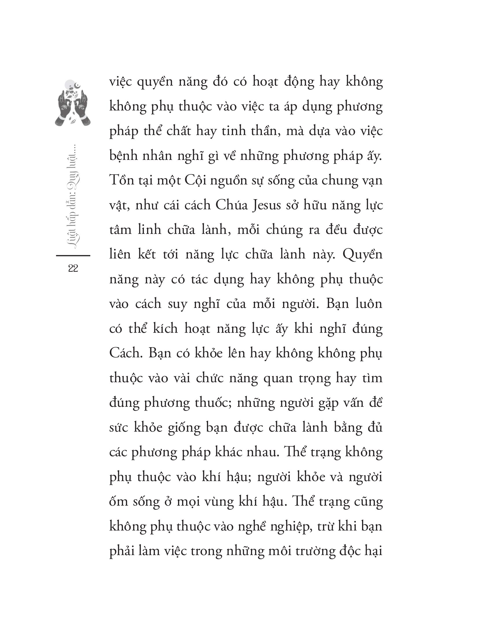 luật hấp dẫn - quy luật tích cực thu hút sức khỏe và năng lượng tự chữa lành