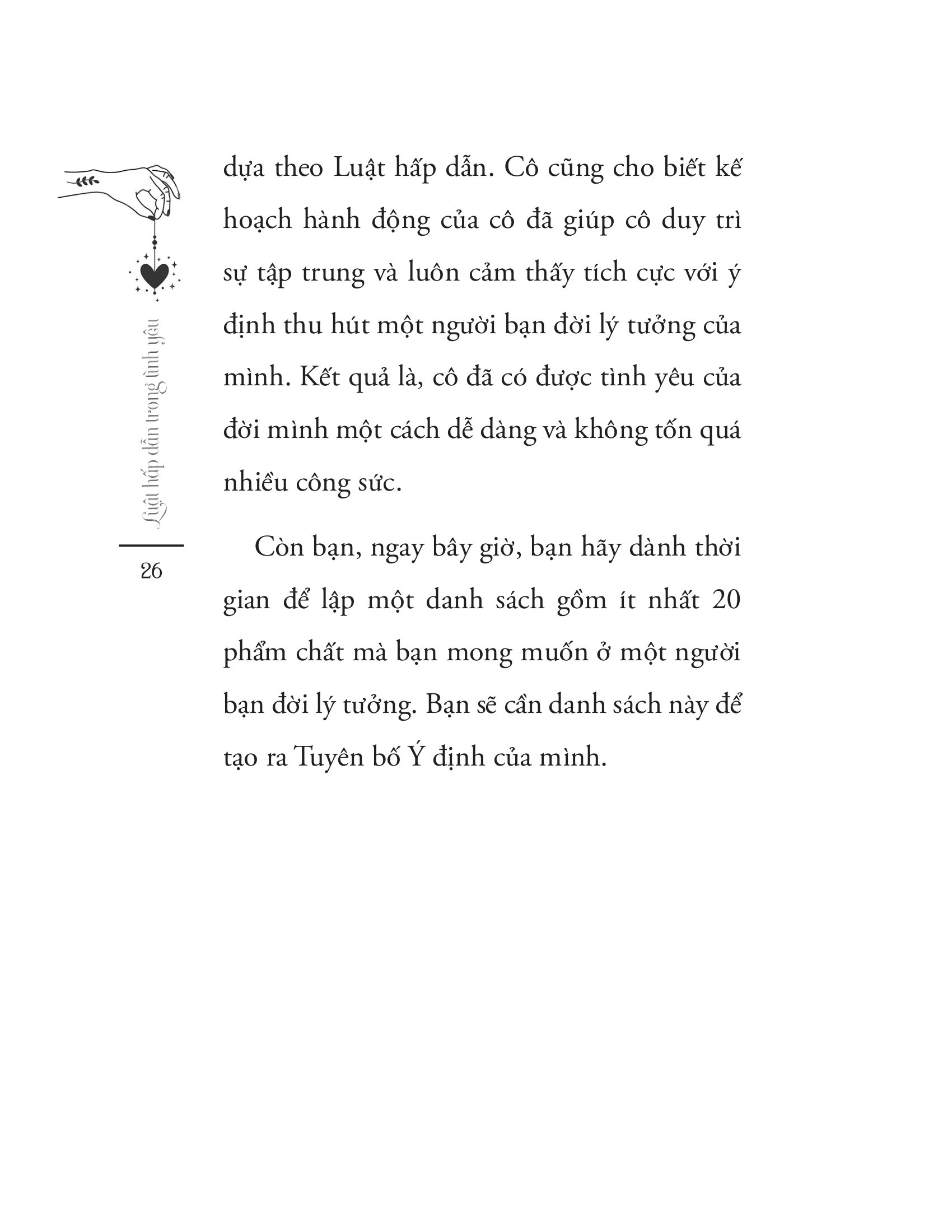 luật hấp dẫn trong tình yêu