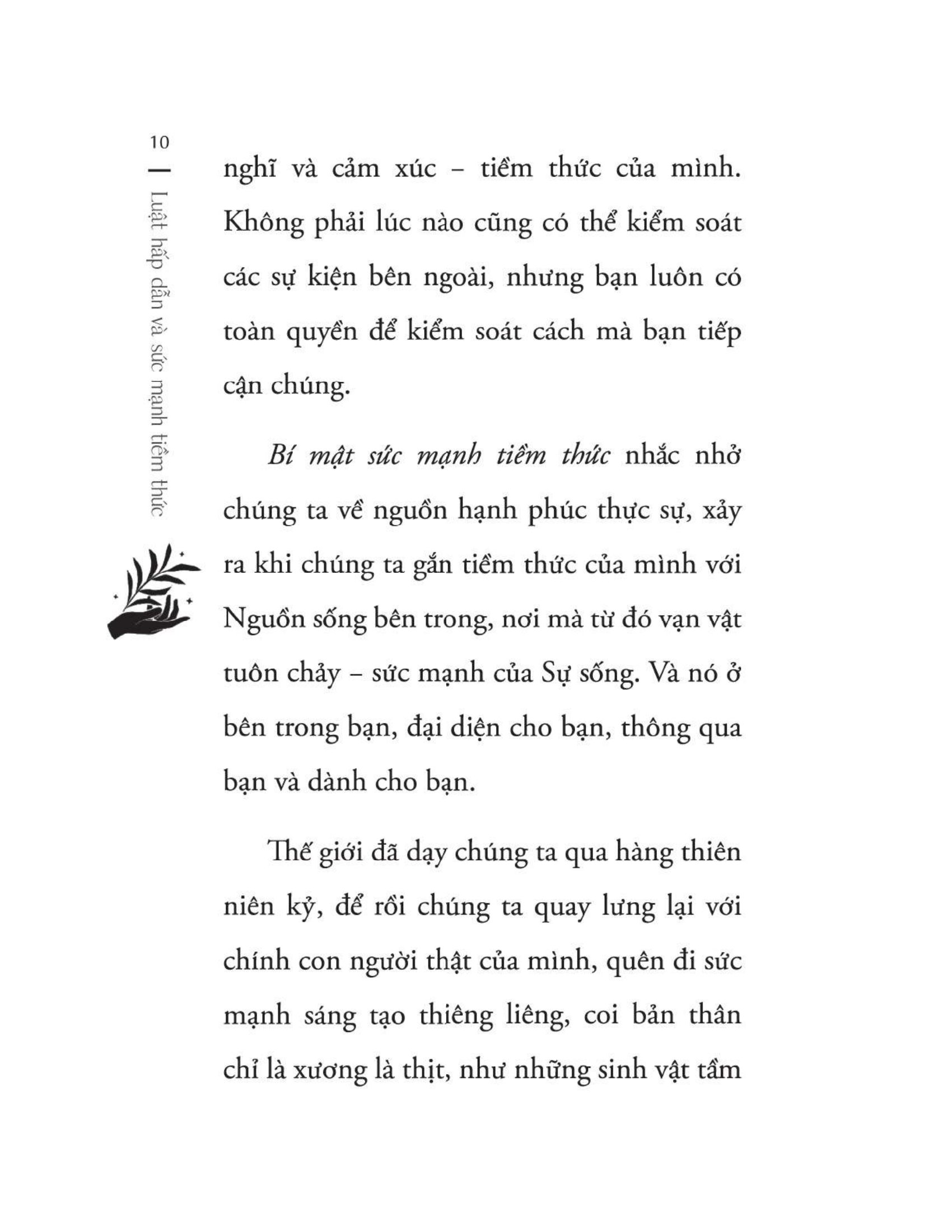 luật hấp dẫn và sức mạnh tiềm thức