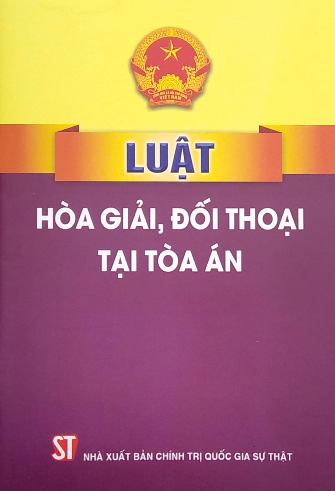 luật hòa giải, đối thoại tại tòa án