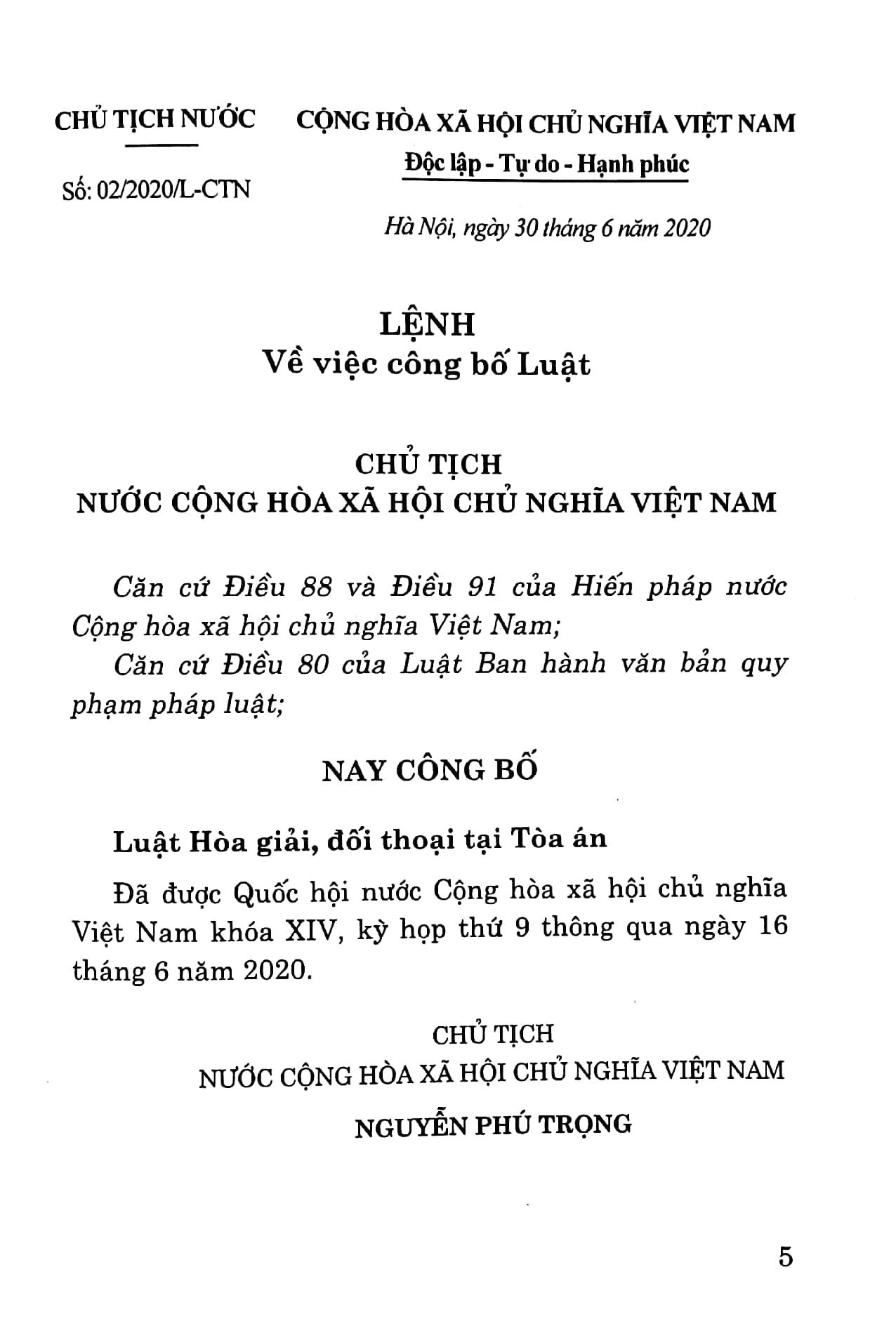 luật hòa giải, đối thoại tại tòa án