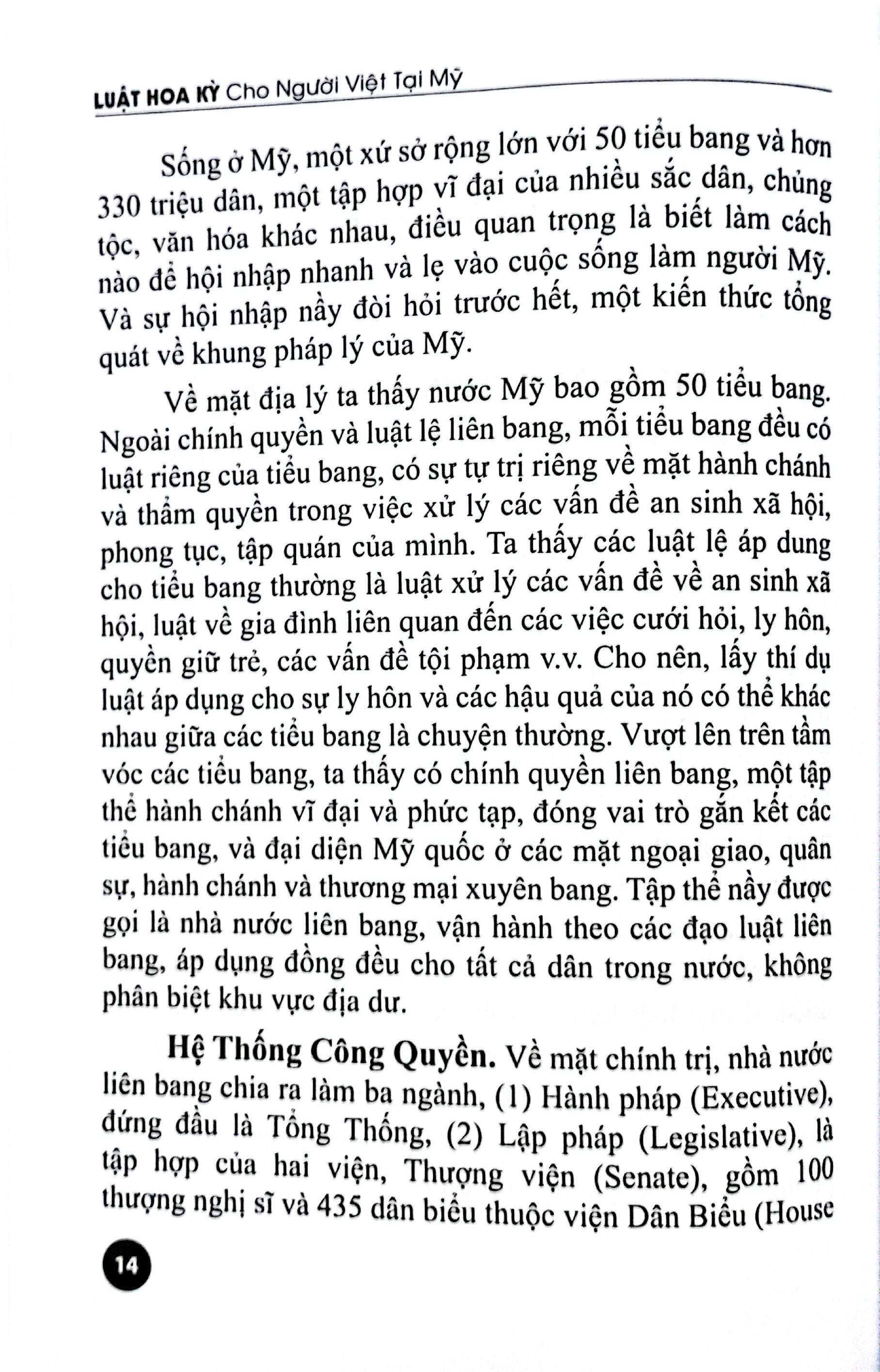 luật hoa kỳ cho người việt tại mỹ