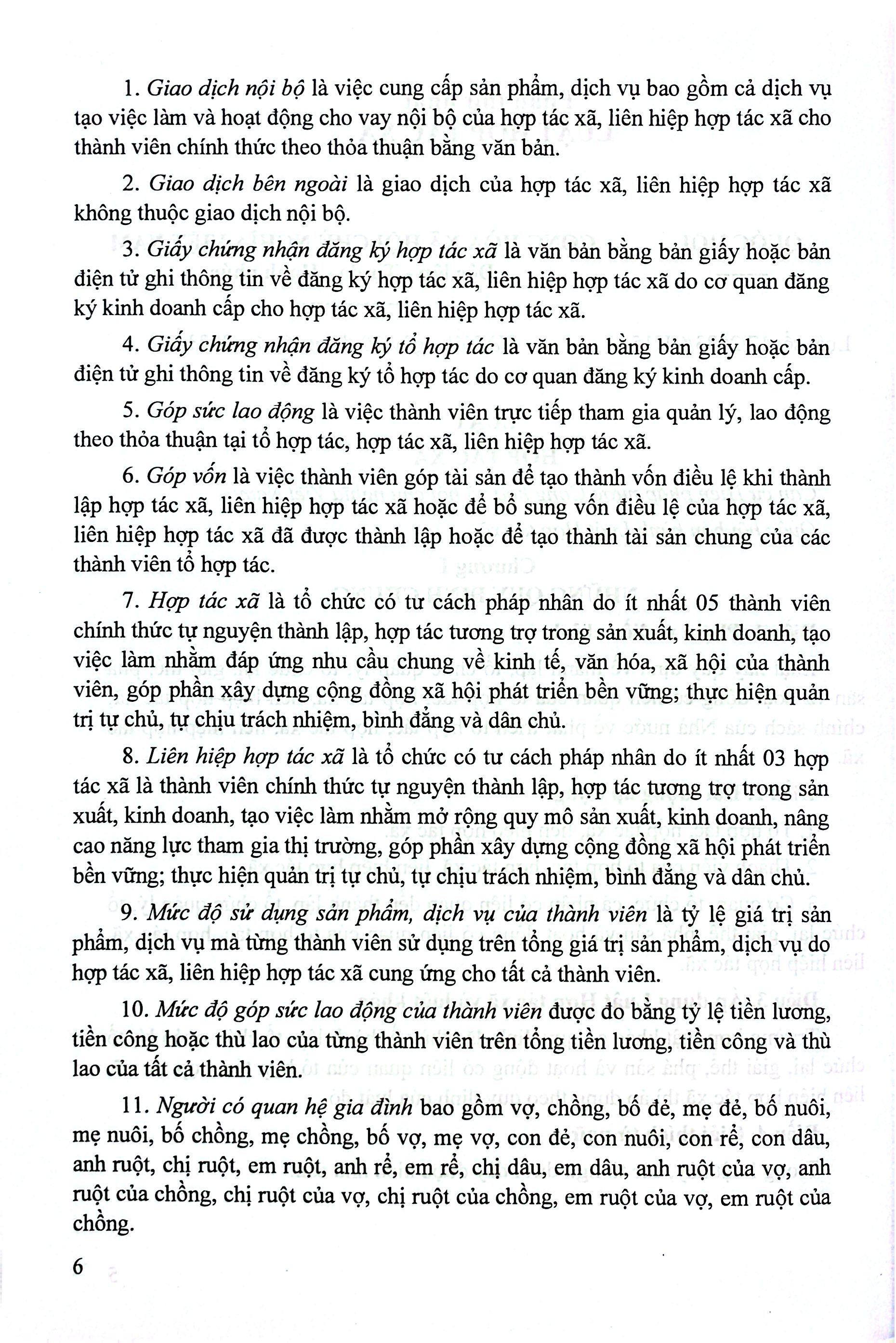 Luật Hợp Tác Xã - Hệ Thống Những Văn Bản Quy Định Chi Tiết Thi Hành