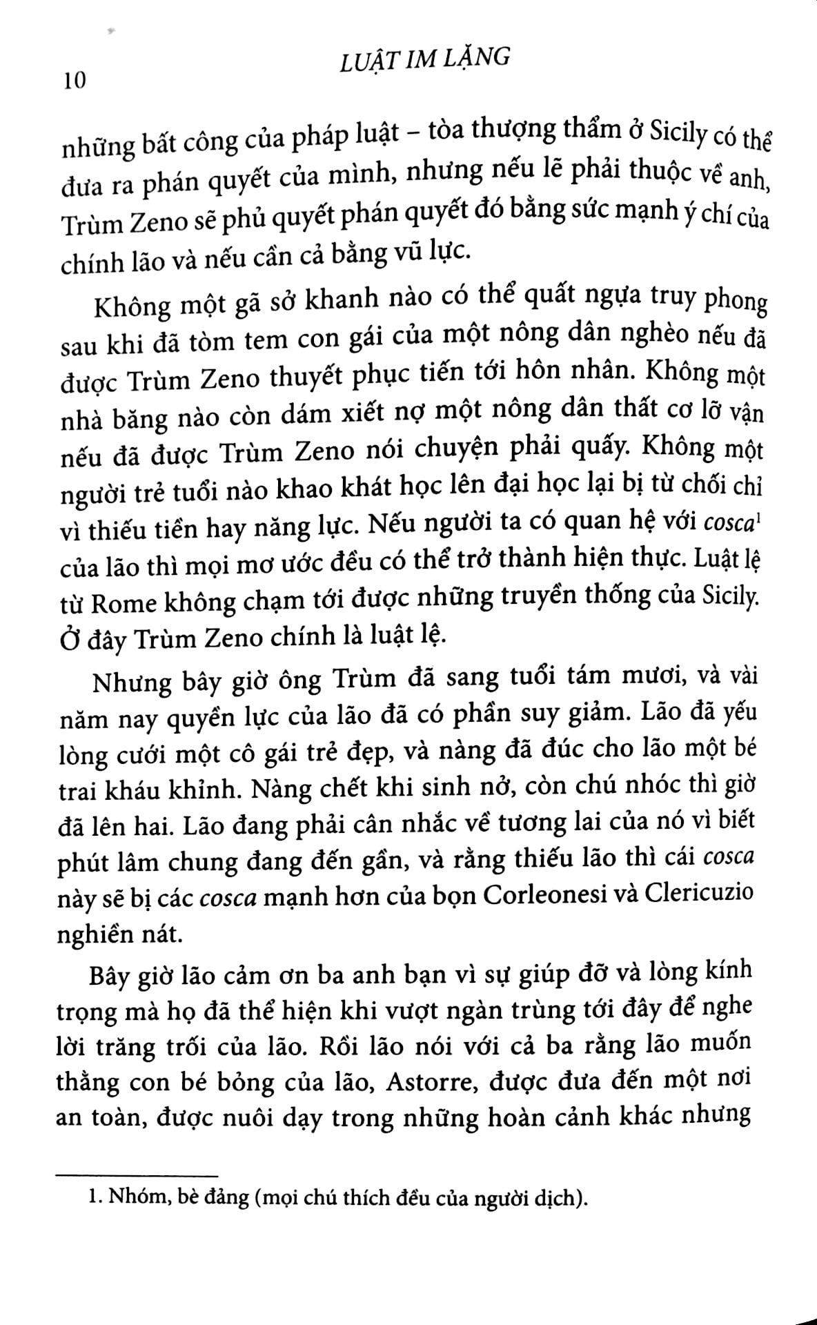 luật im lặng (mario puzo)