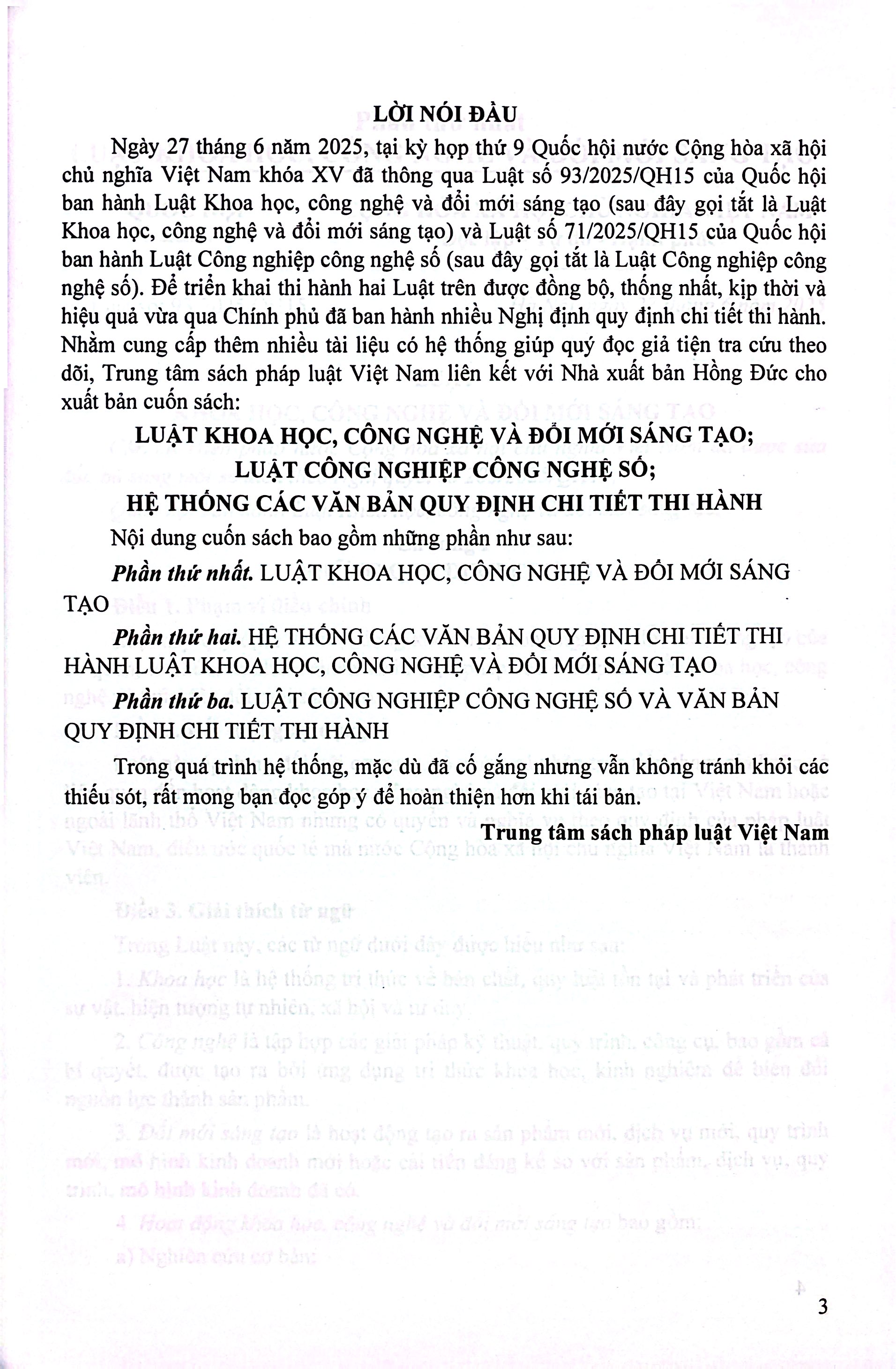 Luật Khoa Học, Công Nghệ Và Đổi Mới Sáng Tạo, Luật Công Nghiệp Công Nghệ Số - Hệ Thống Các Văn Bản Quy Định Chit Tiết Thi Hành