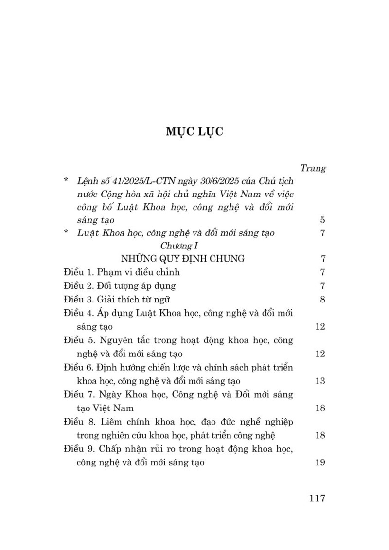 Luat Khoa Hoc, Cong Nghe Va Doi Moi Sang Tao Nam 2025