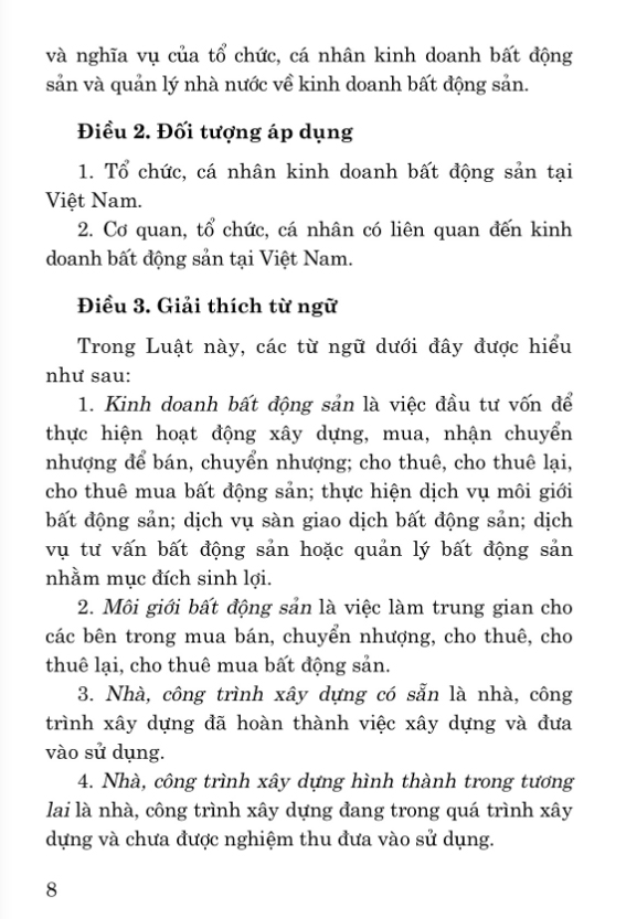 luật kinh doanh bất động sản (hiện hành)(sửa đổi, bổ sung năm 2020)
