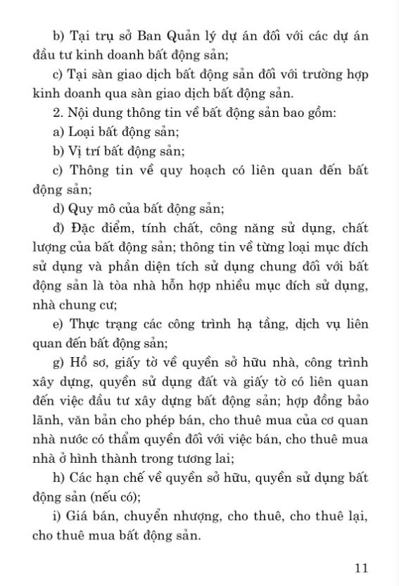 luật kinh doanh bất động sản (hiện hành)(sửa đổi, bổ sung năm 2020)