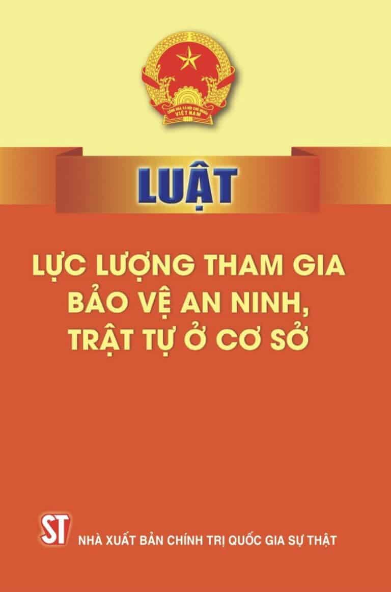 luật lực lượng tham gia bảo vệ an ninh, trật tự ở cơ sở