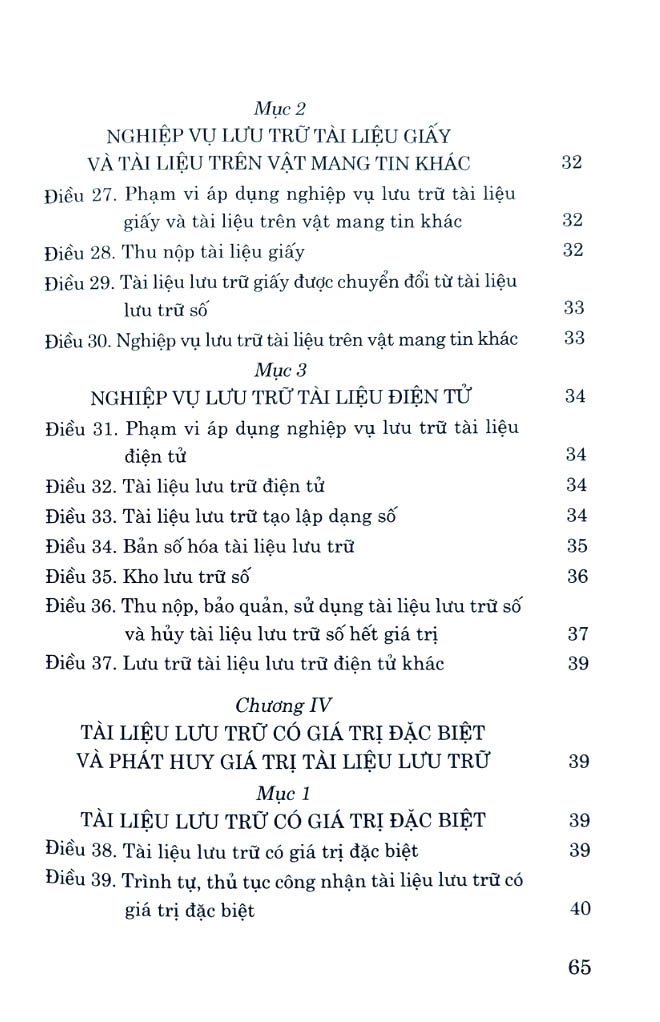 luật lưu trữ năm 2024