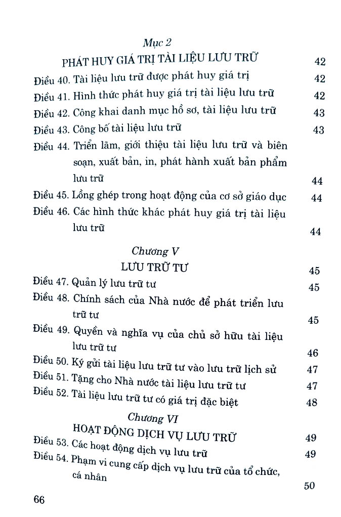 luật lưu trữ năm 2024