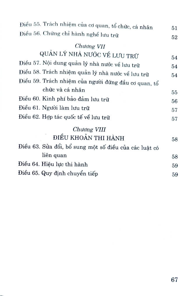 luật lưu trữ năm 2024