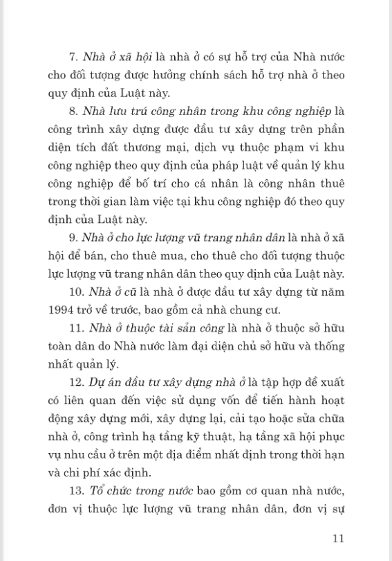 luật nhà ở năm 2023 (sửa đổi bỗ sung 2024)