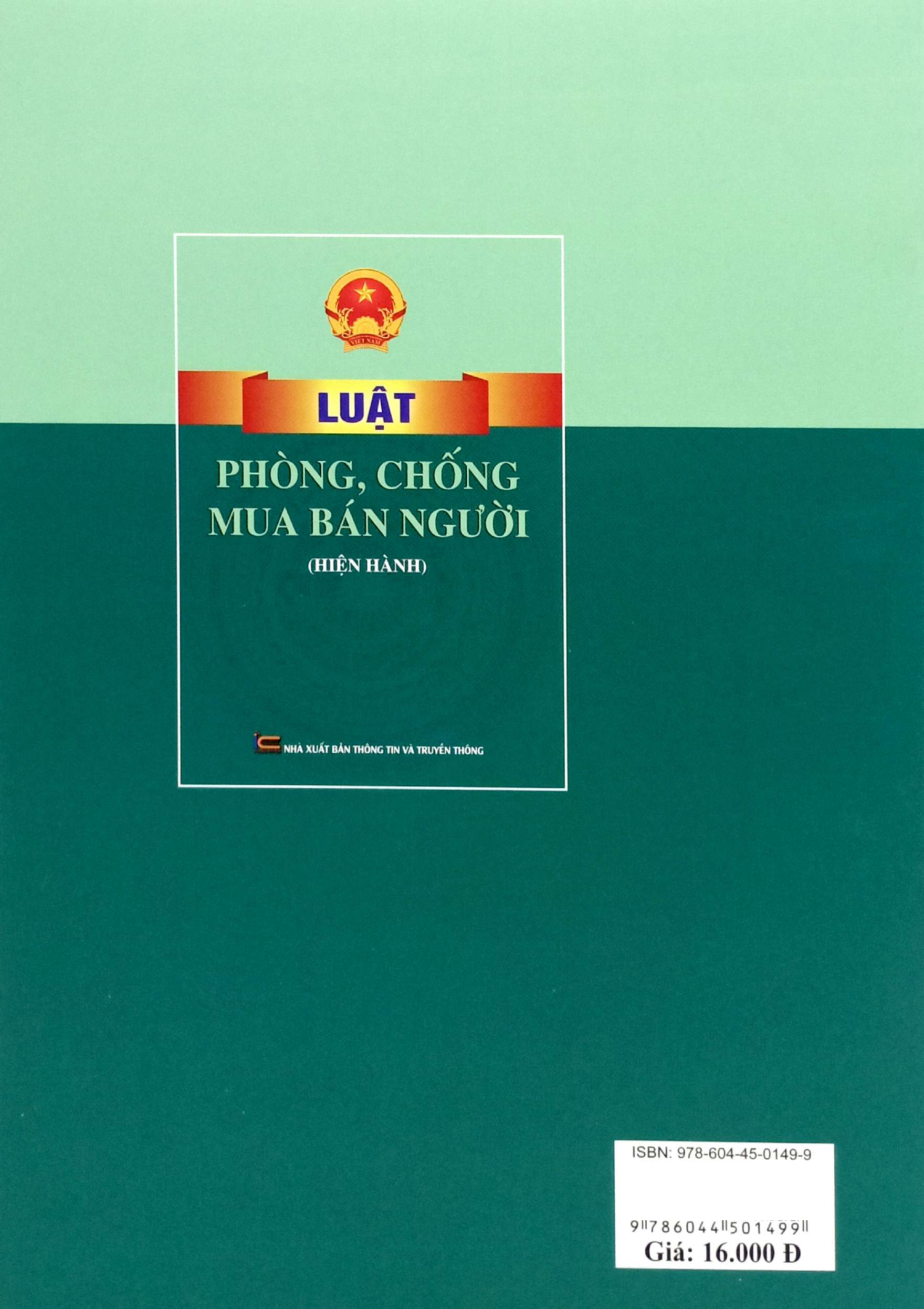 Luat Phong, Chong Mua Ban Nguoi (Hien Hanh)