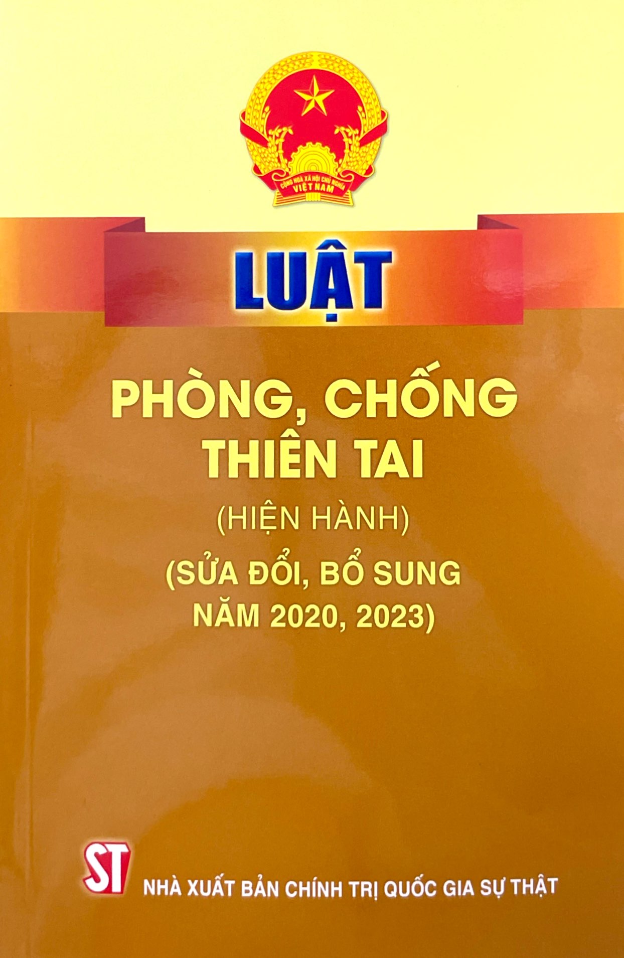 luật phòng chống thiên tai (hiện hành) (sửa đổi, bổ sung năm 2020, 2023)