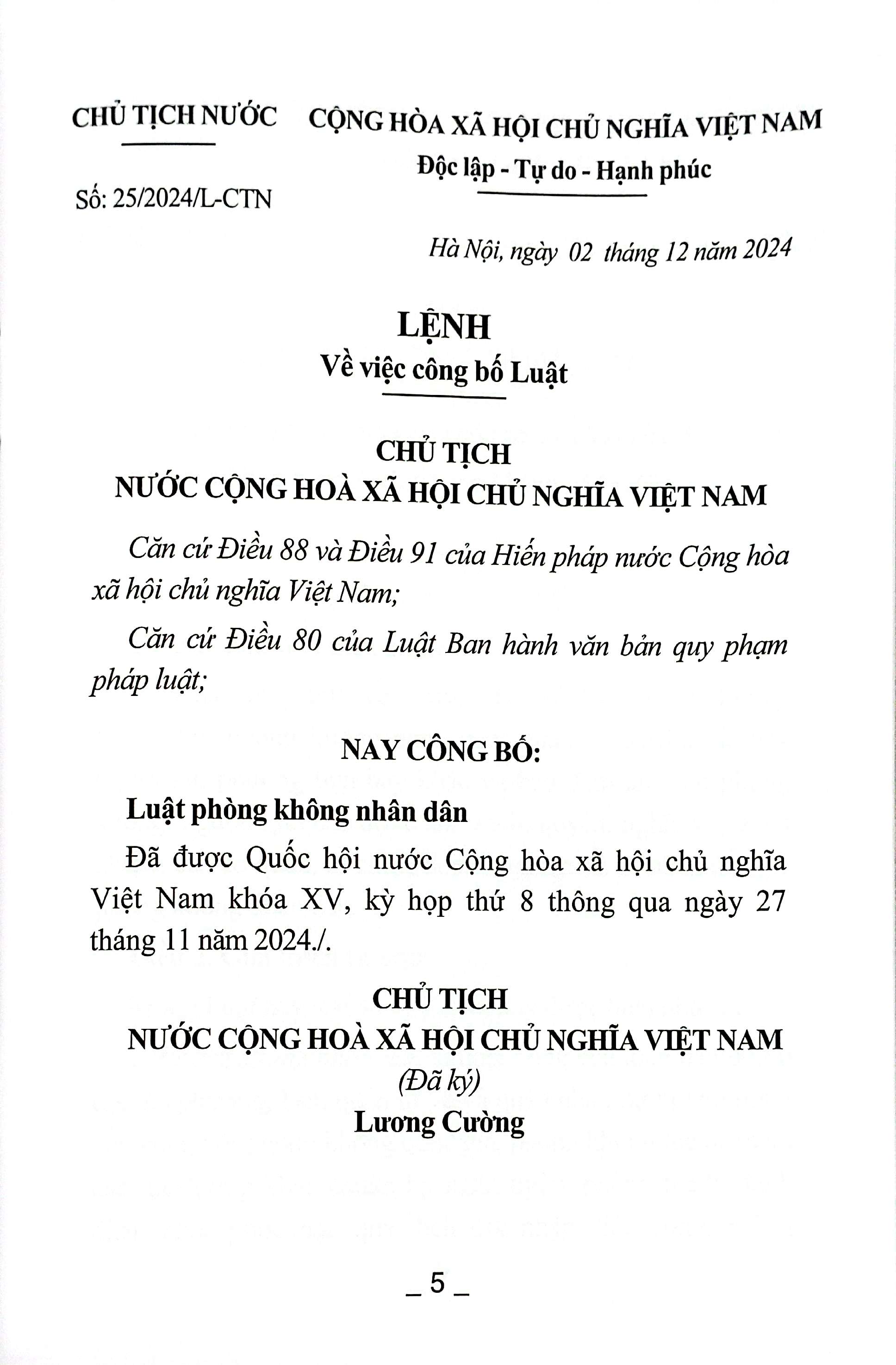Luat Phong Khong Nhan Dan