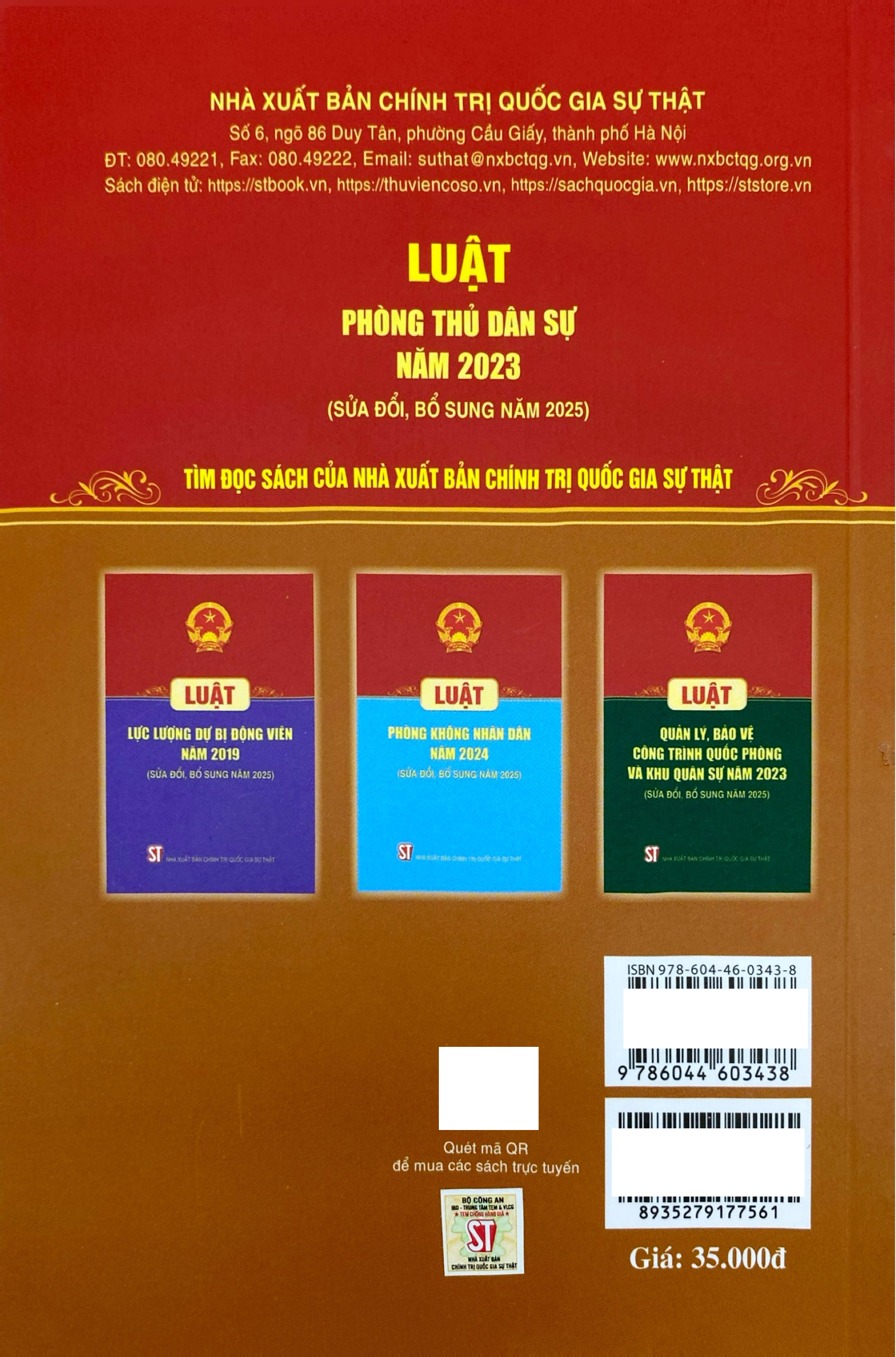 Luat Phong Thu Dan Su Nam 2023 (Sua Doi, Bo Sung Nam 2025)