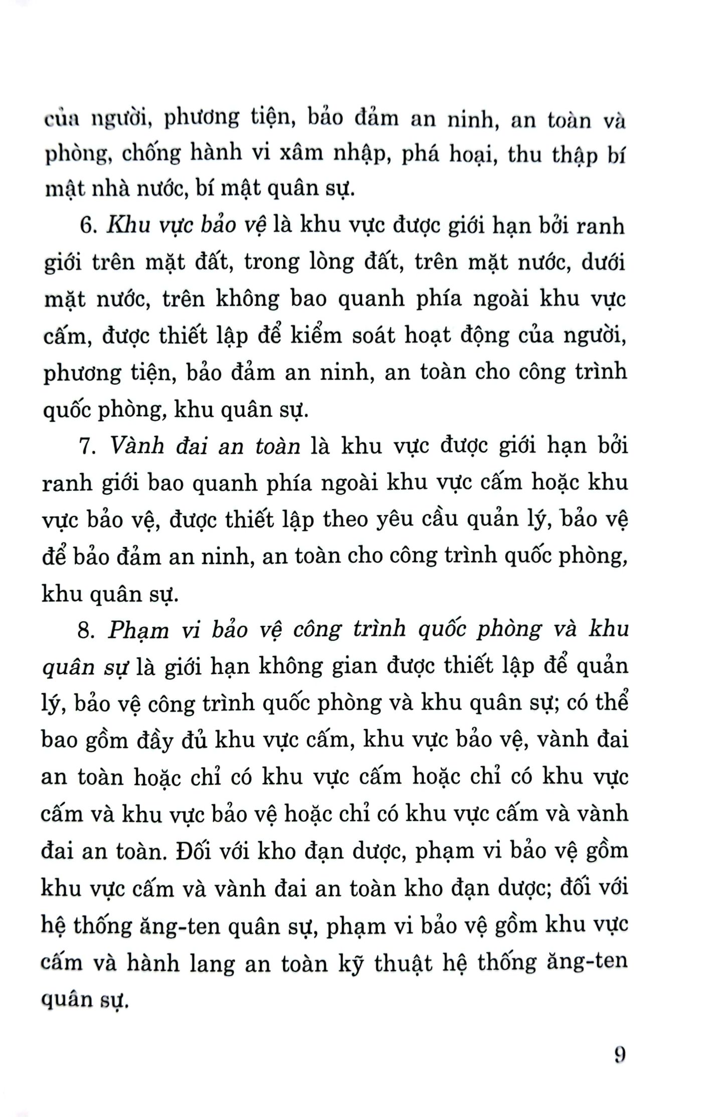 luật quản lý, bảo vệ công trình quốc phòng và khu quân sự