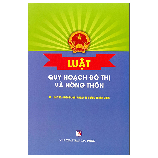 Luat Quy Hoach Do Thi Va Nong Thon