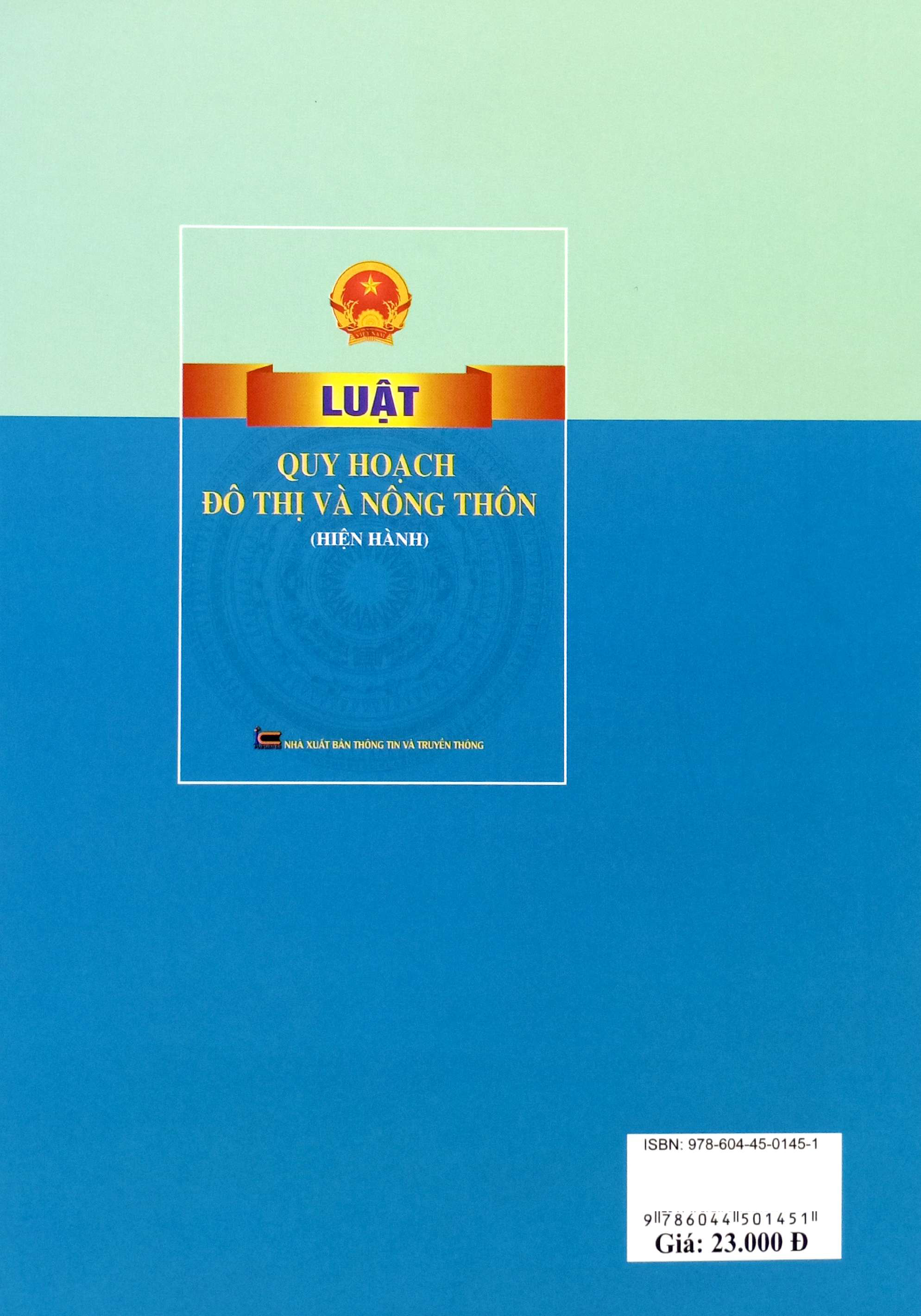 Luat Quy Hoach Do Thi Va Nong Thon (Hien Hanh)