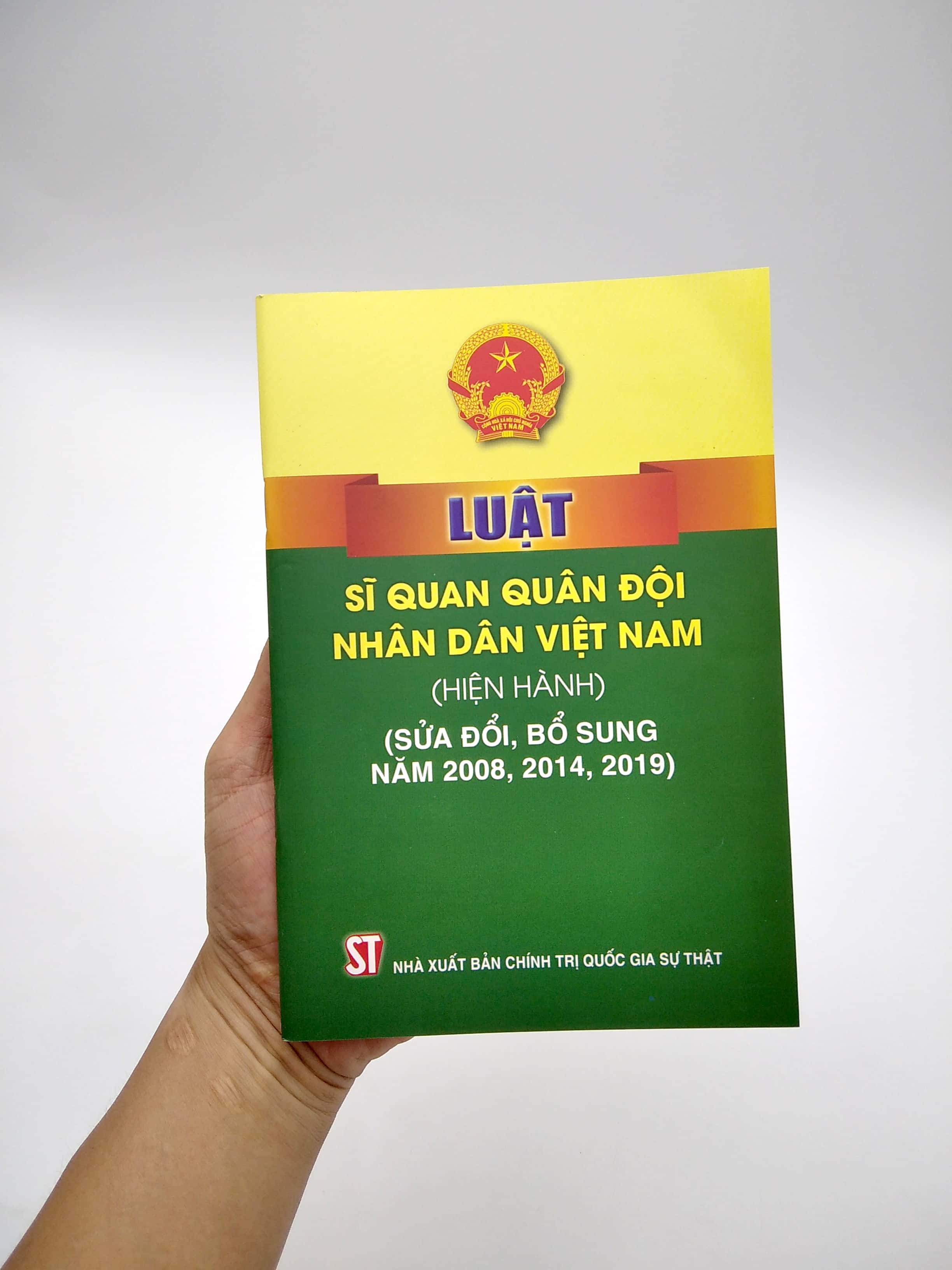 luật sĩ quan quân đội nhân dân việt nam (hiện hành) (sửa đổi, bổ sung năm 2008, 2014, 2019)