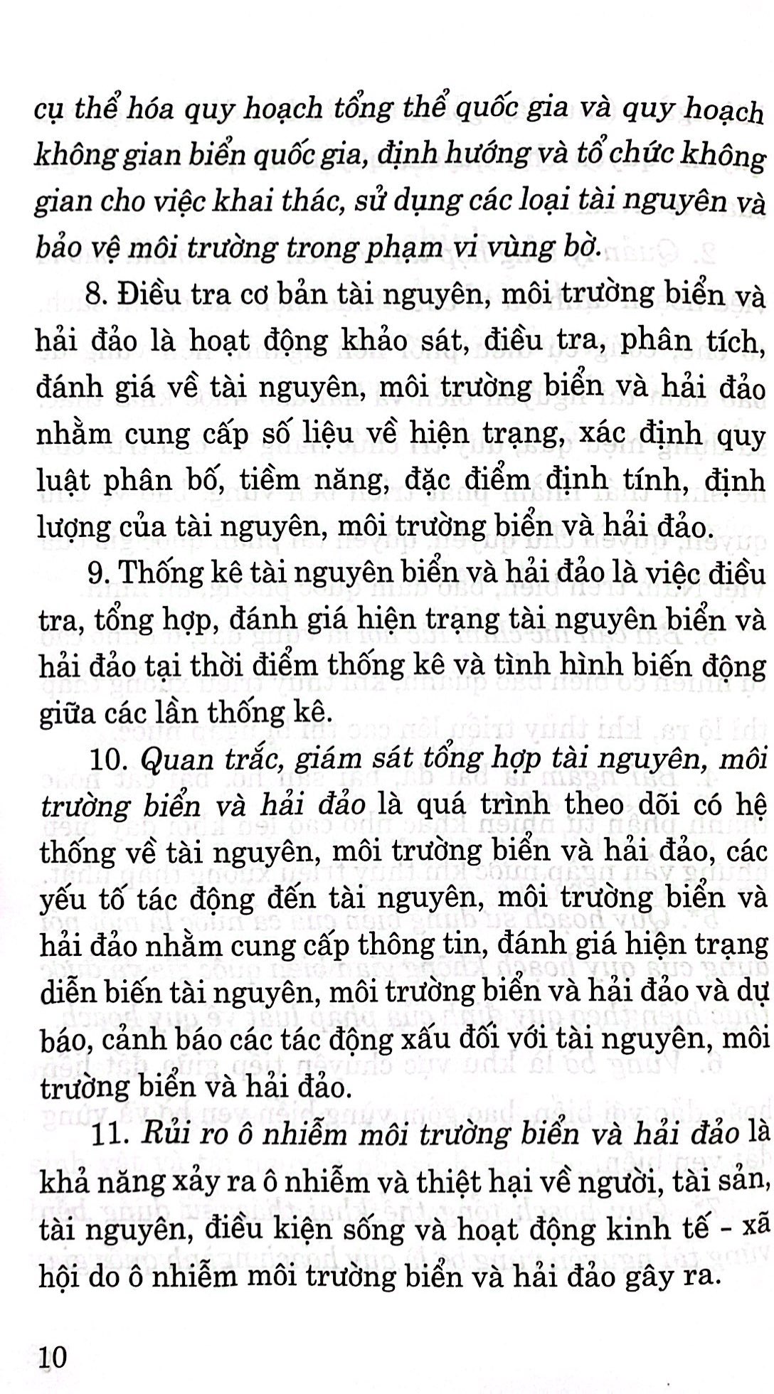 luật tài nguyên môi trường biển và hải đảo năm 2015 (sửa đổi, bổ sung năm 2018, 2023)