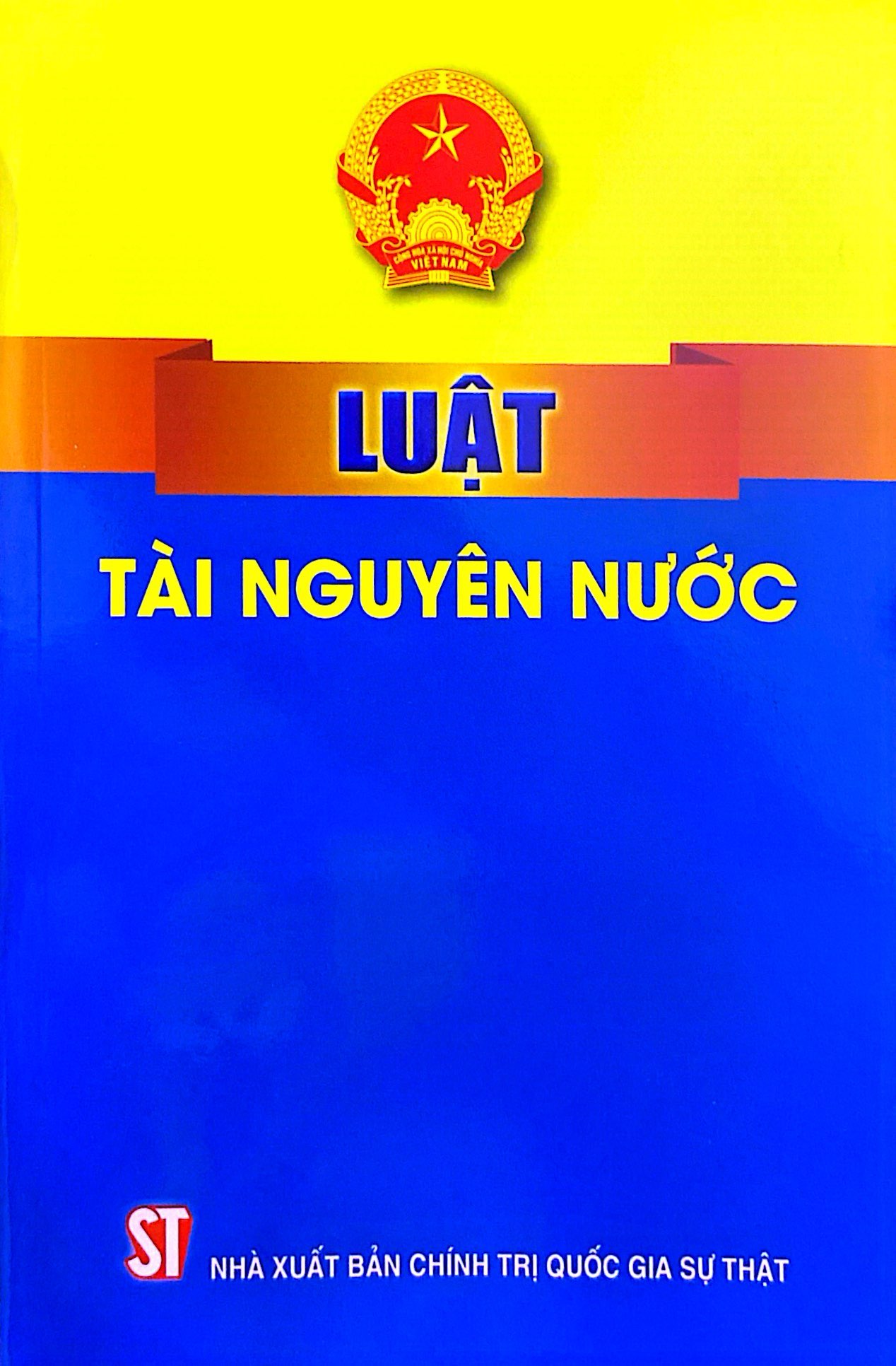luật tài nguyên nước