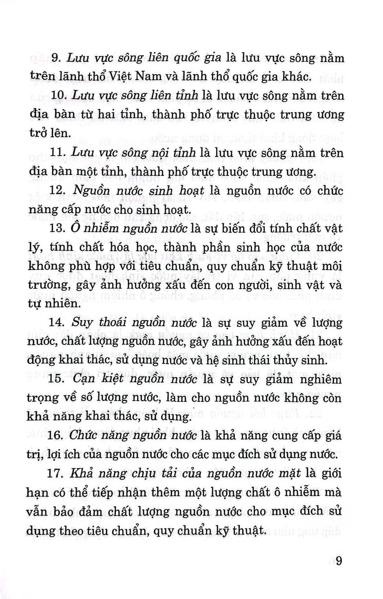 luật tài nguyên nước