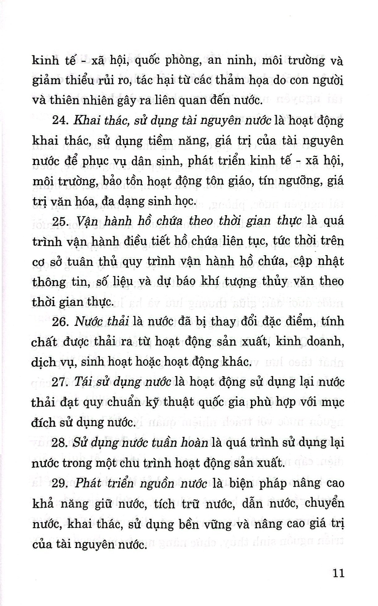 luật tài nguyên nước