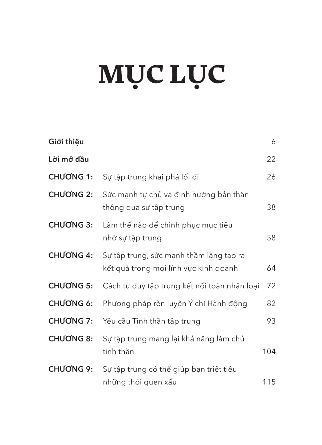 Luat Tap Trung - Cang Tap Trung, Cang Phat Trien