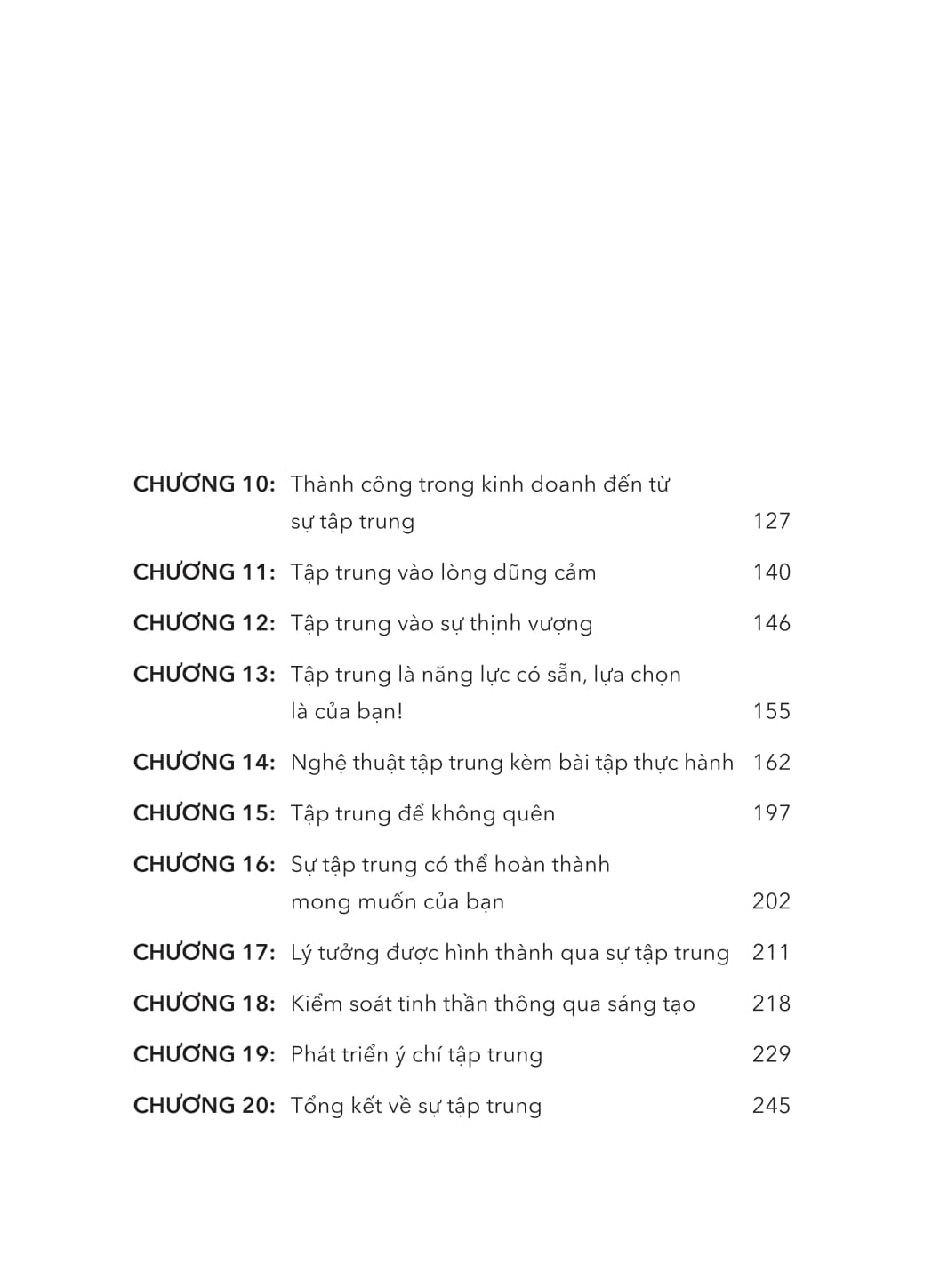 Luat Tap Trung - Cang Tap Trung, Cang Phat Trien