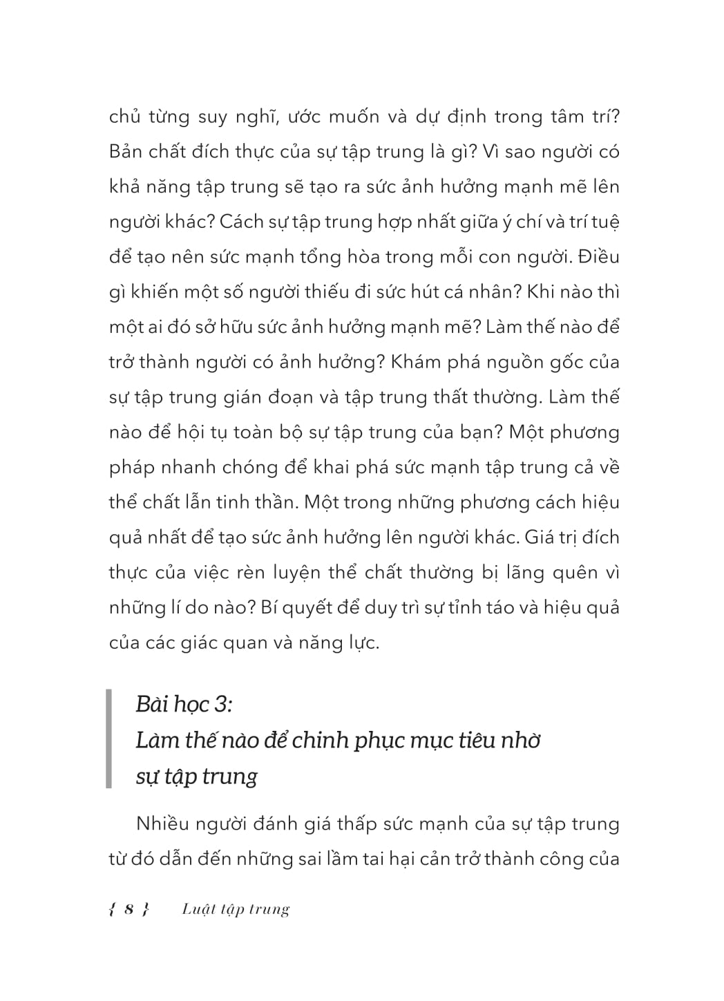 Luat Tap Trung - Cang Tap Trung, Cang Phat Trien