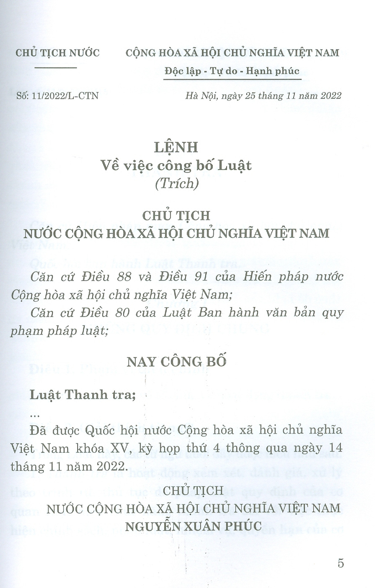 luật thanh tra
