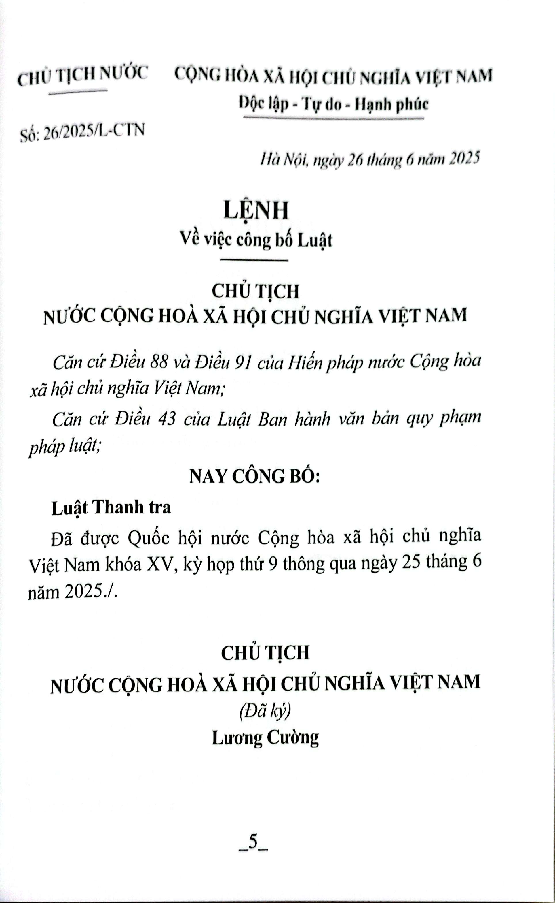 Luat Thanh Tra Nam 2025