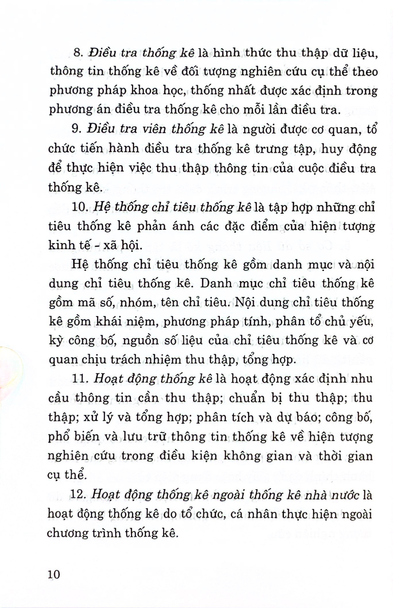 luật thống kê (hiện hành) (sửa đổi, bổ sung năm 2021)