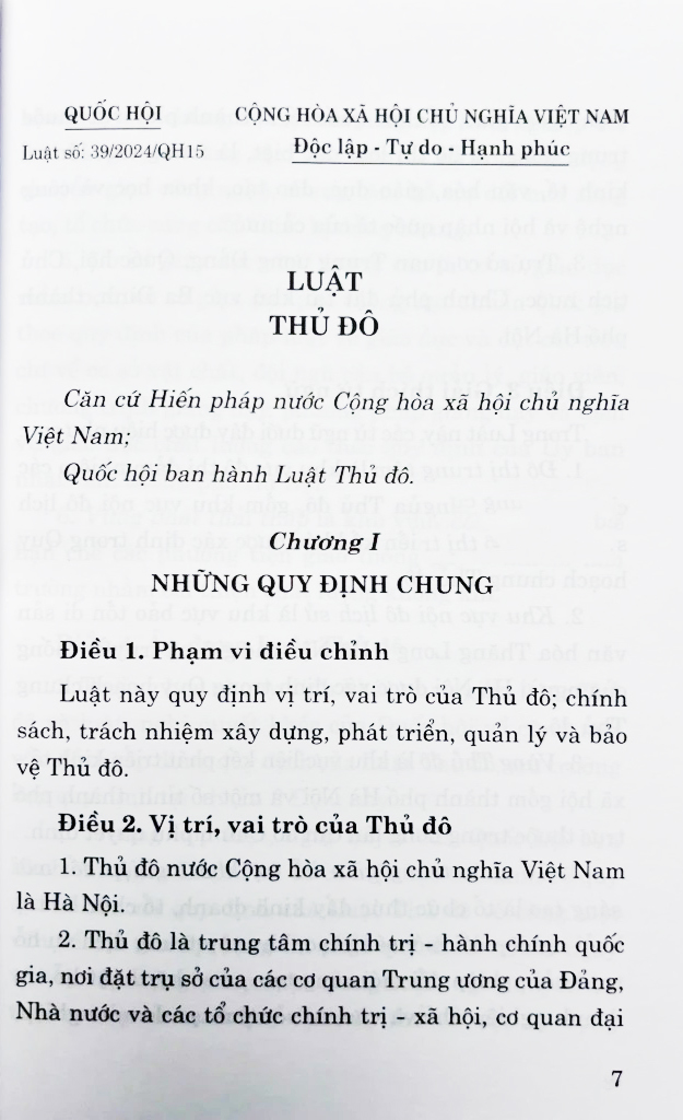luật thủ đô năm 2024