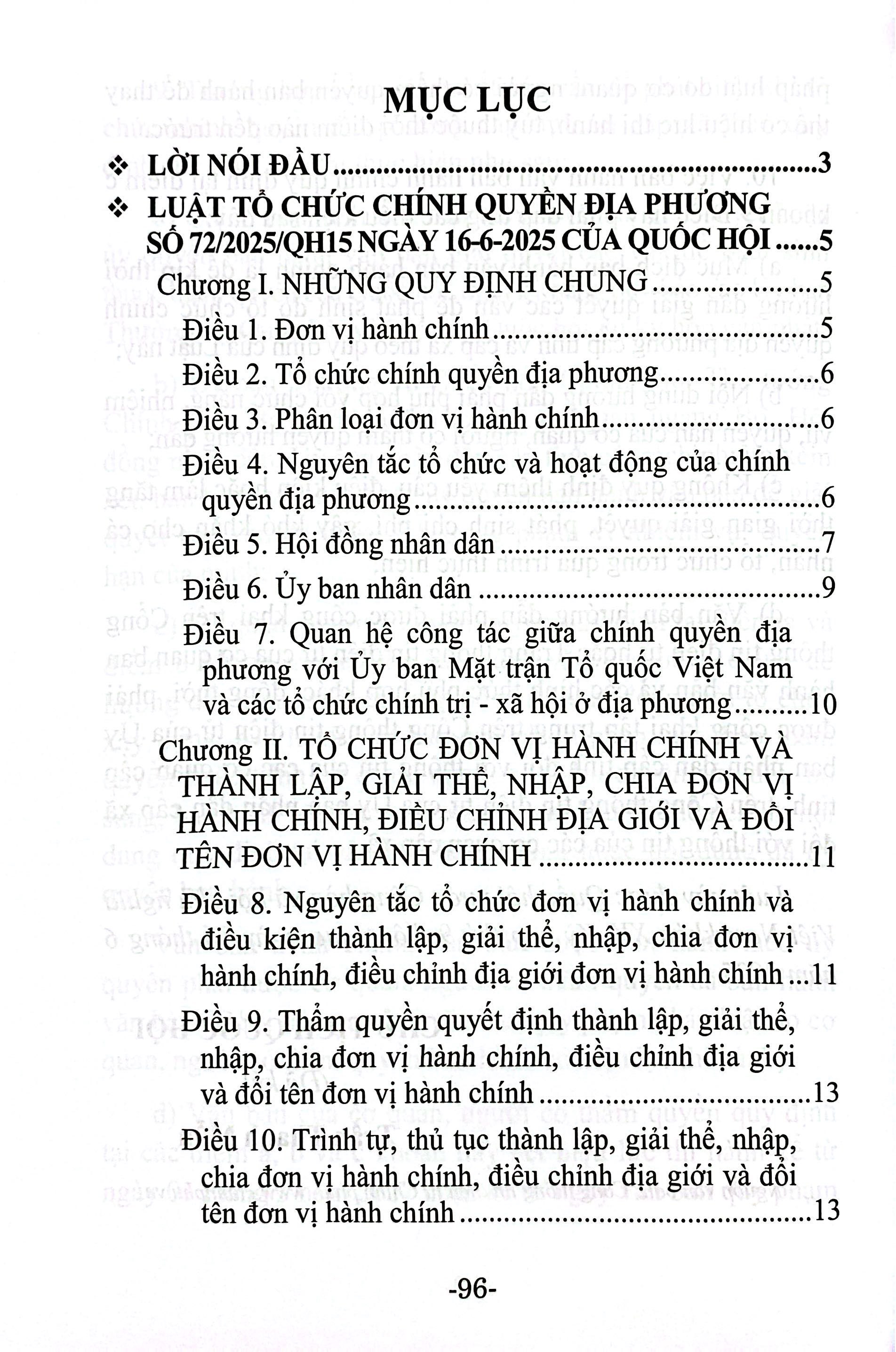 Luat To Chuc Chinh Quyen Dia Phuong Nam 2025