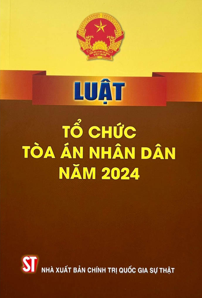 luật tổ chức tòa án nhân dân năm 2024