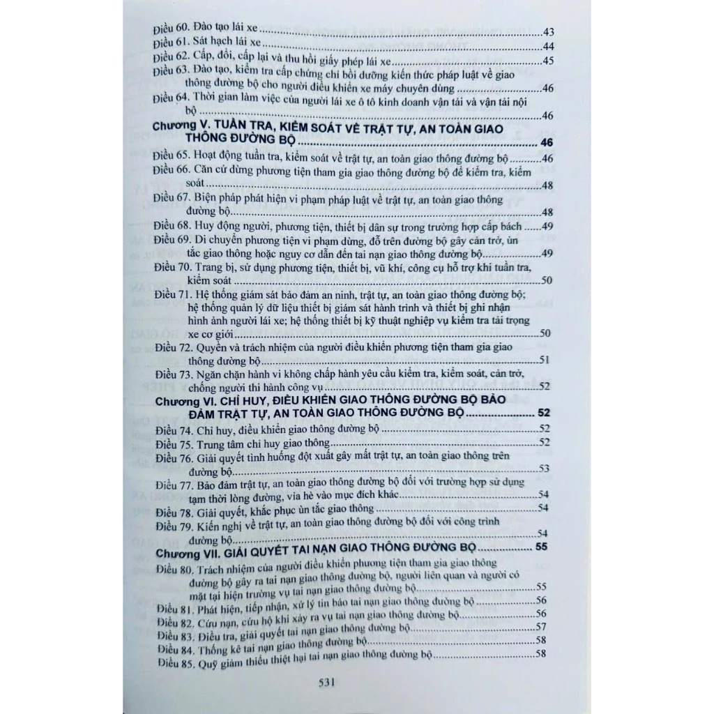 luật trật tự , an toàn giao thông đường bộ và văn bản hướng dẫn