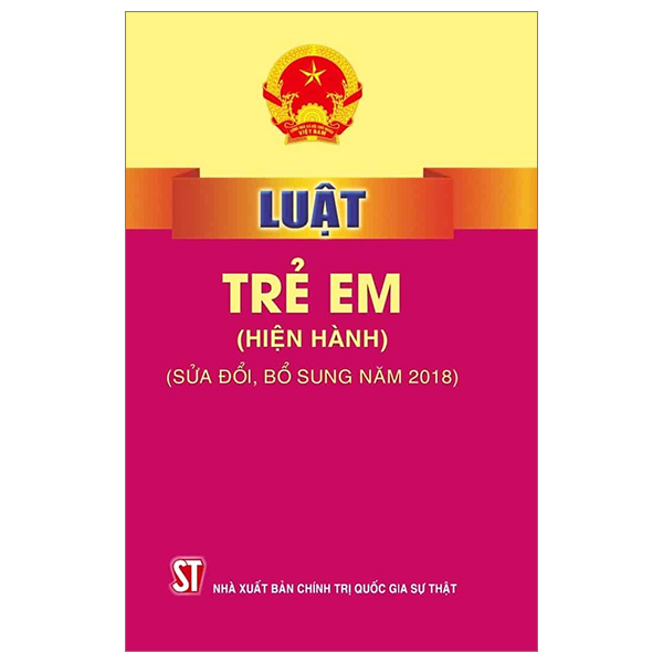 luật trẻ em (hiện hành) (sửa đổi, bổ sung 2018)