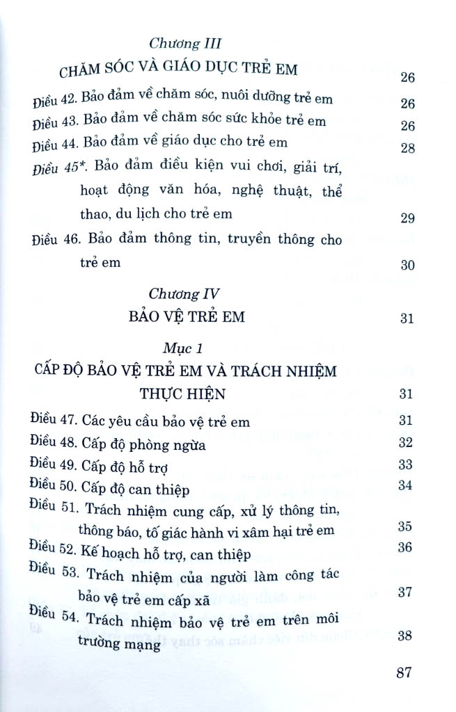 luật trẻ em (hiện hành) (sửa đổi, bổ sung 2018)