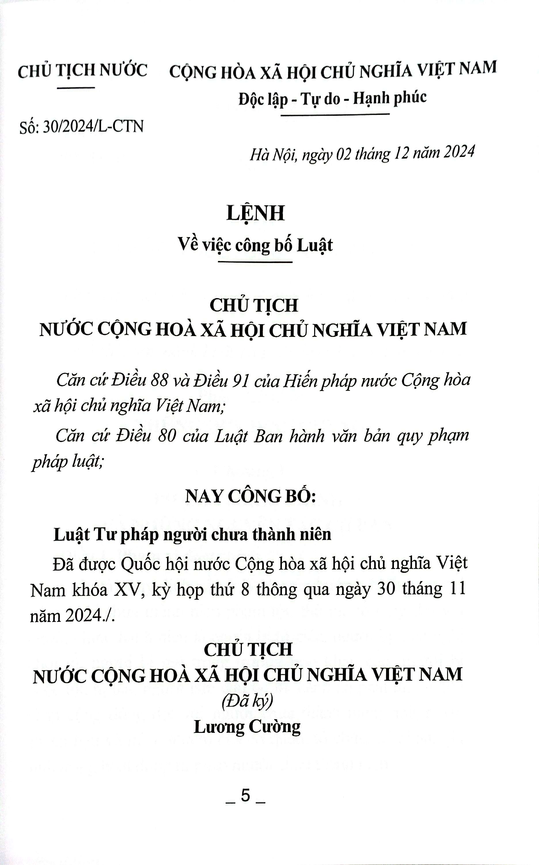 Luat Tu Phap Nguoi Chua Thanh Nien