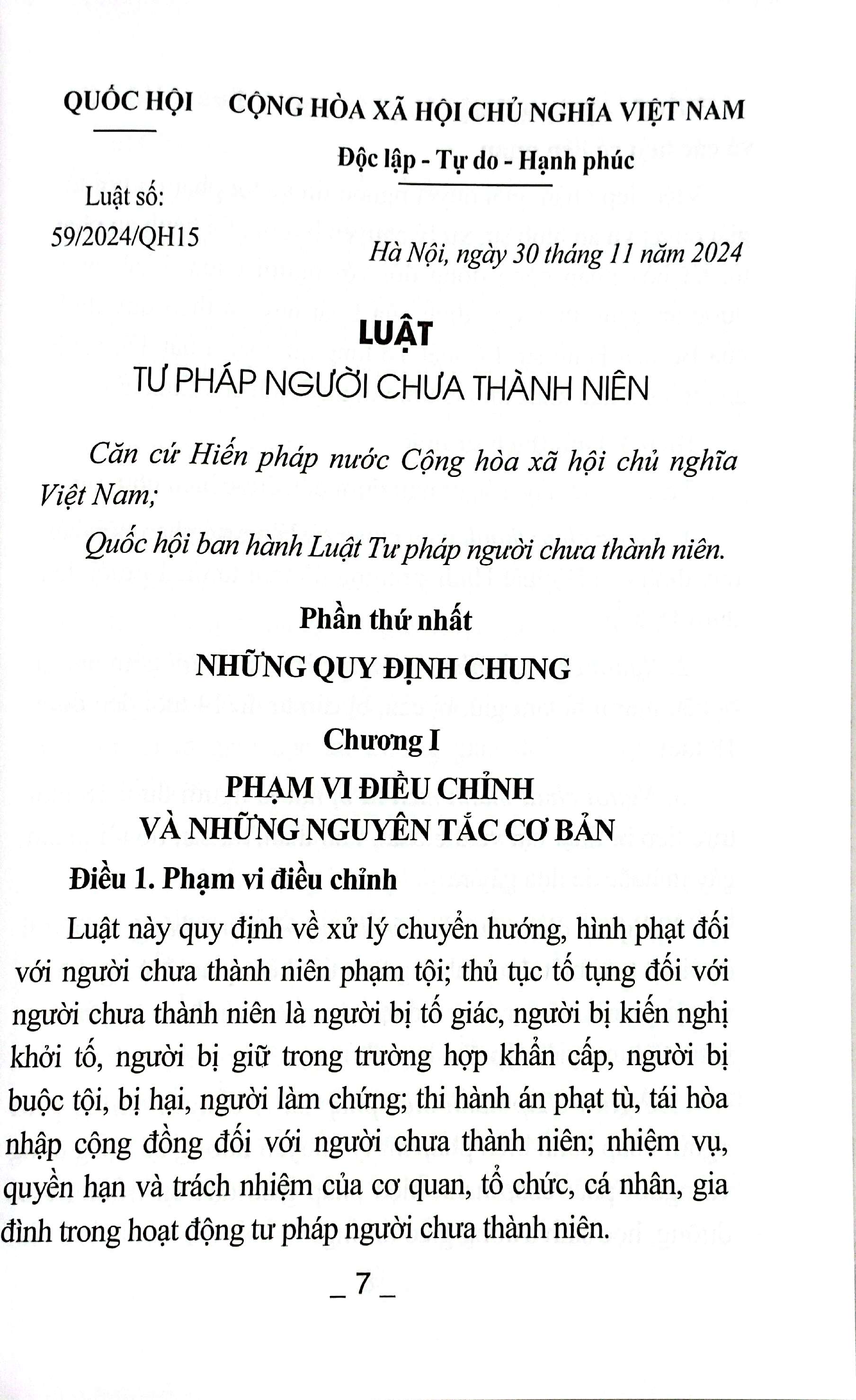 Luat Tu Phap Nguoi Chua Thanh Nien